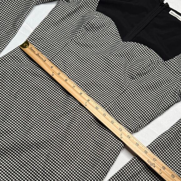 Abercrombie & Fitch Black and White Gingham Plaid Dress - Picture 5 of 8